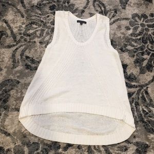 Banana Republic White Sweater Tank